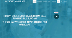 Desktop Screenshot of opencartmobileapp.com